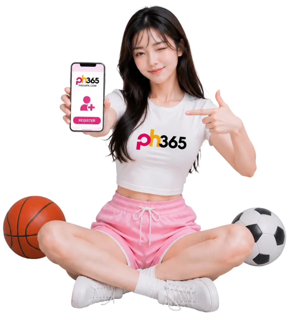 Casual sports promo with smartphone sign-up